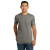 Custom Next Level Apparel Adult CVC Tee - Warm Gray Front View 