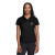 Custom Nike Women's Tech Basic Dri-FIT Polo Shirt - Black Front View