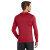 Custom OGIO Long Sleeve Pulse Crew - Ripped Red Back View