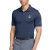 Custom Nike Dri-FIT Legacy Polo Shirt - Midnight Navy Front view