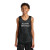 Custom A4 Sprint Youth Reversible Mesh Tank - Black/White Front view