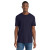 Custom Port & Co Beach Wash Garment-Dyed Tee - True Navy Front View