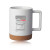 Custom Caldwell 15 oz. Cork Base Ceramic Mugs - White