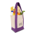 Custom Mini TJ Canvas Tote Bag - Purple Side View 