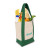 Custom Mini TJ Canvas Tote Bag - Green Side View 