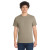 Custom Port & Co Core Blend Tee - Desert Tan Front View