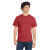 Custom Port & Co Core Blend Tee - Red Heather Front View