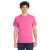 Custom Port & Co Core Blend Tee - Neon Pink Front View