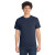 Custom Port & Co Core Blend Tee - Navy Front View