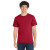 Custom Port & Co Essential Tee - Red - Front