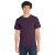 Custom Port & Co Essential Tee - Eggplant - Front