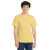 Custom Port & Co Essential Tee - Daffodil yellow - Front