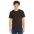 Custom Port & Co Essential Tee - Dark Chocolate brown - Front