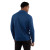 Custom TELICA Men's Brushed Back Recycled Fleece Jacket - River blue Back View