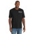 Custom CornerStone Workwear Pocket Tee - Black Front view