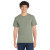Custom Port & Co Essential Tee - Stonewashed green - Front
