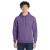 Custom Port & Co Core Fleece Pullover Hooded Sweatshirt - Heather Purple Front View