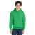 Custom Port & Co Core Fleece Pullover Hooded Sweatshirt - Clover Green Front View