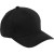 Custom Recycled Cotton Twill 5 Panel Ballcap - Black Side View 