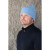 Custom Recycled Knit Beanie - Lake Blue Lifestyle