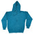 Custom Adult Full Zip Vantage Heather Hoodie - Embroidery - Turquoise Front View 