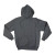Custom Adult Fleece Hoodie Embroidered - Charcoal Front View 
