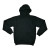 Custom Adult Fleece Hoodie Embroidered - Black Front View 