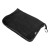 Custom En Route RPET Travel Blanket With Trolley Pillow Pouch - Black Back