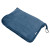 Custom En Route RPET Travel Blanket With Trolley Pillow Pouch - Navy Back