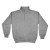 Custom Adult 1/4 Zip Fleece Pullover - Embroidered - Sports Grey Front View 