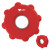 Custom Push Pop Fun Spinner - Red