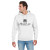 Custom Jerzees NuBlend Pullover Hooded Sweatshirt - White Front view