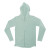 Custom Light Weight Full Zip Hooded Jersey - Screen - Sage 