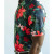 Custom YATTA Golf - Blossom Men's Moisture Wicking Non-Iron Golf Polo Shirts - Embroidery - Jungle Hibiscus Side View 