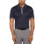 Custom Original Penguin Technical Earl Men's Polo Shirt with Custom Logo - Embroidery - Black Iris 