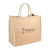 Custom Large Jute Tote - Cream Side View 
