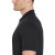 Custom PGA TOUR Moisture Wicking Men's Airflux Solid Mesh Golf Polo Shirt with Custom Logo - Screen Print - Black Side View 