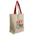Custom Brunch Tote - Cotton Grocery Tote - Digital - Natural With Red