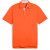 Custom PUMA MATTR Brigade UPF 40+ Men's Golf Polo Shirt - Screen Print - Rickie Orange/Ash Gray 