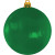 Custom 3" Crystal USA-Made Flat Shatterproof Ornament - Crystal Green 