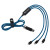 Custom Good Value All-Over Charging Cable 2A - Light-blue