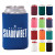 Custom Budget Collapsible Foam Can Cooler Holder-1 Side - All colors