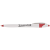 Custom Archer2 Pen with Colored Accents - White With Red