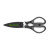 Custom Kitchen Scissors with Magnetic Holder - Black 