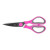 Custom Kitchen Scissors with Magnetic Holder - Hot Pink Back View 