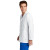 Custom WonderWink Men's Consultation Lab Coat with 3 - Button - Embroidery - White Side View 