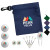 Custom Custom Zipper Bag Golf Pack - Navy Blue 