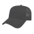 Custom Two-Tone Trucker Mesh Back Cap - Faux Leather Applique - Charcoal 