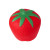 Custom Strawberry Shape Stress Ball - Red Side View 