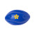 Custom 5" Spiral Football Shape Stress Ball - Royal Blue 